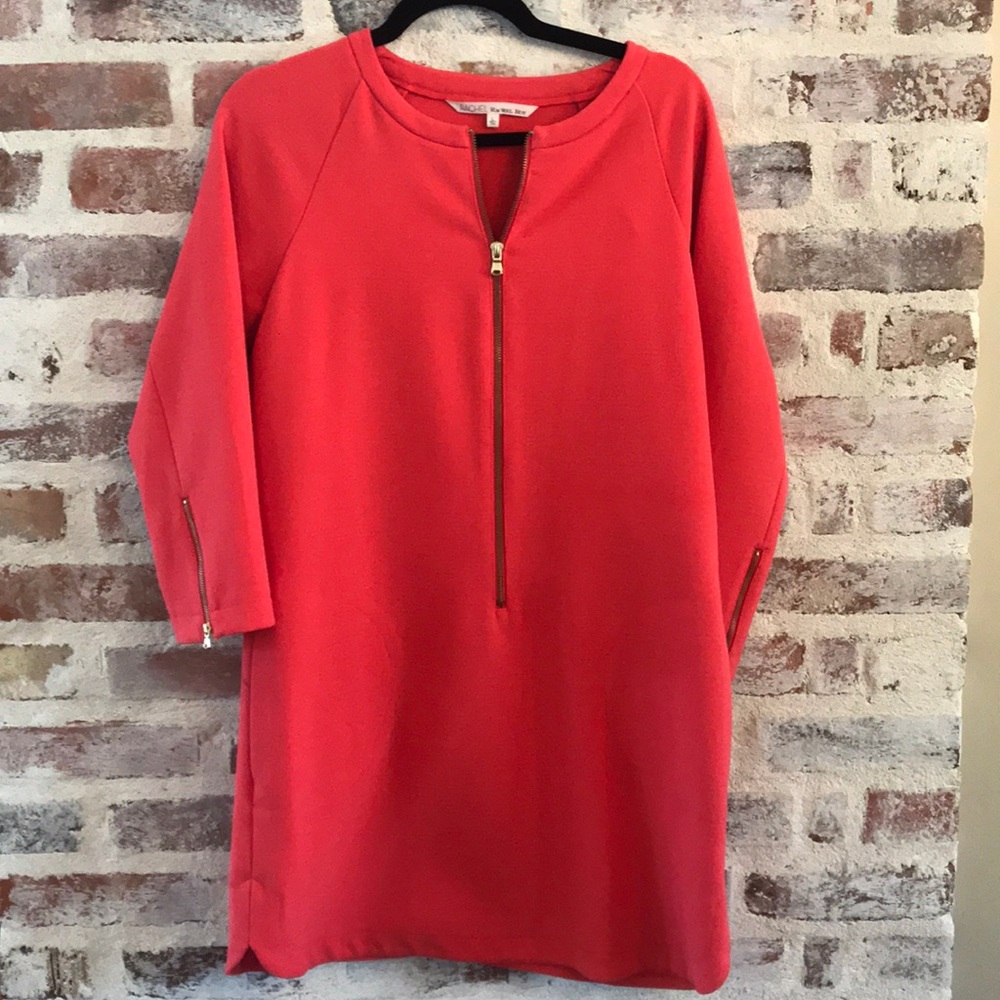ADORABLE Rachel Roy shift dress. zipper details